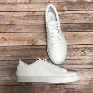 Adidas Neo Cloudfoam Originals Leather White Shoes